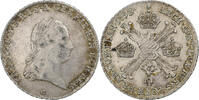 Austrian Netherlands 1/4 Kronenthaler Francis II, Kremnica, Silver -