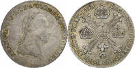 Austrian Netherlands 1/4 Kronenthaler Francis II, Kremnica, Silver -