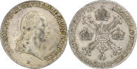 Austrian Netherlands 1/4 Kronenthaler Francis II, Kremnica, Silver -
