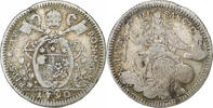 Papal States Doppia Pius VI, Rome, Silver, KM:1045 -