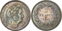 France 2 Francs Louis Philippe I, Rouen, Silver, Gadoury:520 -