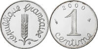 France 1 Centime Épi, MDP, Proof, Stainless Steel -