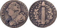 France 2 sols François Louis XVI, Metz, Métal de cloche -