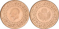 Turkey 25 Kurus Gold, KM:870 -