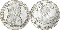 Bolivia 4 Soles Potosi, Silver, KM:96a.2 -