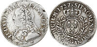 1/5 Écu aux branches d olivier 1727 Poitiers Frankreich Louis XV, Poitiers, Silber S+