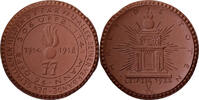 Germany Medal Ehret die Toten, Leipzig, Porcelain -