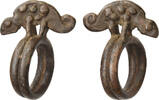 Ivory Coast Ring coin 18th-19th Centuries, Bronze -
