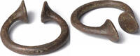 West African States Manilla Bracelet, Bronze -
