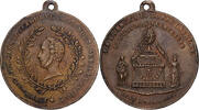 France Medal Death of Ferdinand Philippe, Duke of Orleans, Copper -