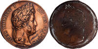France Medal Louis Philippe I, Cast Bronze -