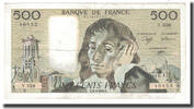 France 500 Francs Pascal, 1990-09-06, Fayette:71.45, KM:156h -