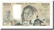 France 500 Francs Pascal, 1989-02-02, Fayette:71.40, KM:156g -