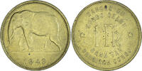 Franc 1949 Belgisch-Kongo Münze 