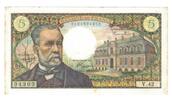 France 5 Francs Pasteur, V.42 303, Fayette:61.4, KM:146a -