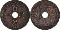 FRENCH INDO-CHINA Cent Coin -