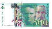 France 500 Francs Pierre et Marie Curie, J014326544 -