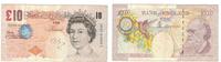 Great Britain 10 Pounds Banknote, KM:389a -