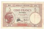 New Caledonia 5 Francs Banknote, NOUMÉA, KM:36b -