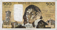 France 500 Francs Pascal, G.5, Fayette:71.1 -