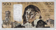 France 500 Francs Pascal, T.34, Fayette:71.10 -
