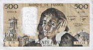 France 500 Francs Pascal, R.155, Fayette:71.26 -
