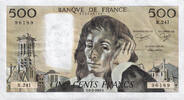 France 500 Francs Pascal, R.241, Fayette:71.34 -