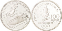 France 100 Francs Coin, Silver, KM:981 -
