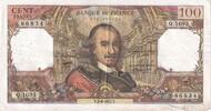 France 100 Francs Corneille, Q.1093, Fayette:65.58, KM:149f -