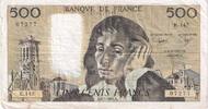 France 500 Francs Pascal, K.142, Fayette:71.25, KM:156e -