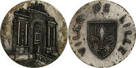 France Medaille Ville de Lille, Silvered bronze -