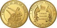 France Medaille Révolution Française, Serment du Jeu de Paume, Copper-Nickel -