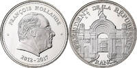 France Medal François Hollande, Président de la République, Copper-nickel -