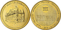 France Token 37/ Château d'Azay-le-Rideau, Copper-nickel Aluminium -