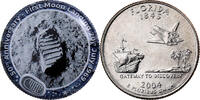 United States Quarter Florida, 50th Anniversary First Landing, U.S. -