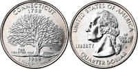 United States Quarter Quarter Dollar, U.S. Mint, Connecticut 1788 -