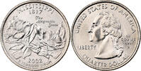 United States Quarter Quarter Dollar, U.S. Mint, Mississippi 1817 -