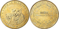 France betaalpenning 17/ Zoo de la Palmyre - Guépards, Copper-nickel Aluminium -