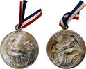 France Medaille Journée Française du Secours National, Aluminium -