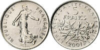 France 5 Francs Semeuse, Paris, Série FDC.BU, Cupronickel -