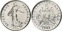 France 5 Francs Coin, Semeuse, Paris, Nickel Clad -