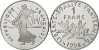 France Franc Coin, Semeuse, Paris, Proof / BE, Nickel -