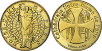 France betaalpenning Notre Dame de Paris., Copper-nickel Aluminium, Arthus -