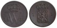 Netherlands Cent Coin, William III, Copper, KM:100 -