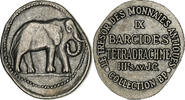 France betaalpenning Collection BP, Tétradrachme Barcides, History, Copper -
