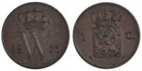 Netherlands Cent Coin, William III, Copper, KM:100 -