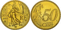 France 50 Euro Cent BE, Brass, KM:1287 -