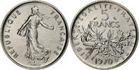 France 5 Francs Coin, Semeuse, Paris, Nickel Clad -