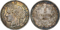 France 5 Francs Cérès, Paris, Silver, Gadoury:719, KM:761.1 -