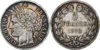France 5 Francs Cérès, Paris, Silver, Gadoury:742, KM:818.1 -